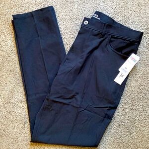 NWT New 32 Degrees stretch performance black pants mens sz 38